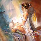 Anna Razumovskaya Canvas Paintings - Melody Reflection